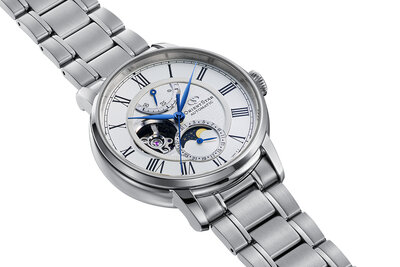 Orient Star Classic M45 F7 Moon Phase Open Heart Automatic RE-BT0005S00B (+ náhradný remienok)
