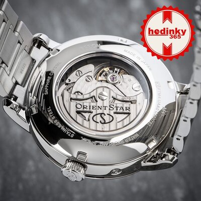 Orient Star Classic M45 F7 Moon Phase Open Heart Automatic RE-BT0006L00B (+ náhradný remienok)