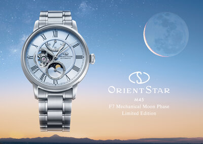 Orient Star Classic M45 F7 Moon Phase Open Heart Automatic RE-BT0007L00B Limited Edition 190pcs (+ náhradný remienok)