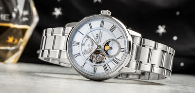 Orient Star Classic M45 F7 Moon Phase Open Heart Automatic RE-BT0007L00B Limited Edition 190pcs (+ náhradný remienok)