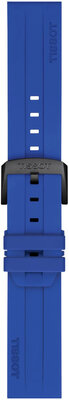 Silikónový remienok Tissot T852.050.991 22mm, modrý, Quick Release