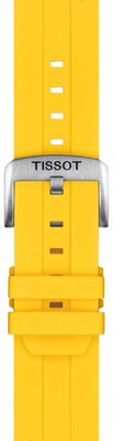 Silikónový remienok Tissot T852.050.993 22mm, žltý, Quick Release