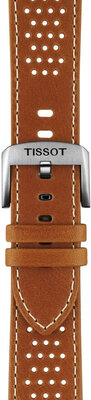 Kožený remienok Tissot T852.051.017 22mm, hnedý, Quick Release
