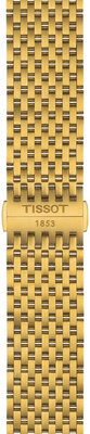 Oceľový náramok Tissot T852.049.487 20mm, zlatý, Quick Release