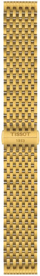 Oceľový náramok Tissot T852.049.487 20mm, zlatý, Quick Release