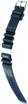 Silikónový remienok Hirsch Pro Diver XL 40908850-2, čierny, dĺžka XL
