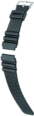 Silikónový remienok Hirsch Sumo L 46488850-2, čierny, dĺžka L