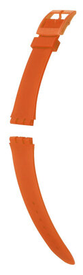 Silikónový remienok Hirsch Tim 63049576-9, oranžový