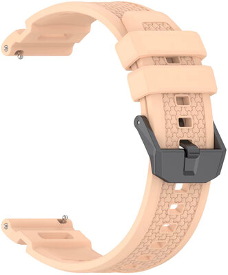 Silikónový remienok Ricardo 24mm (pro Garmin Venu X1), béžový, Quick Release