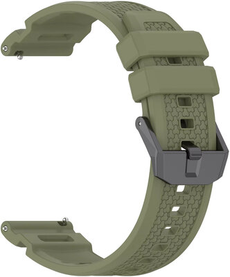 Silikónový remienok Ricardo 24mm (pro Garmin Venu X1), zelený, Quick Release