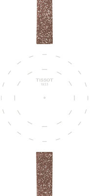 Syntetický remienok Tissot T852.048.085 9 mm, ružový, rýchloupínací