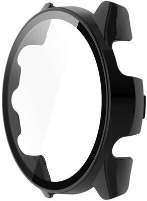 Ochranný kryt (pro Garmin Forerunner 165), plastový, čierny + sklíčko