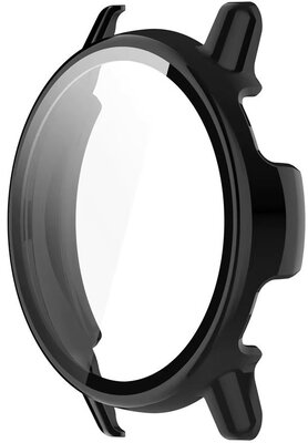 Ochranný kryt (pro Garmin Vívoactive 5), plastový, čierny + sklíčko