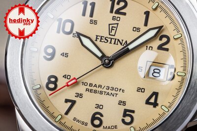 Festina Swiss Made Field 20081/1 (+ 2 náhradné remienky)