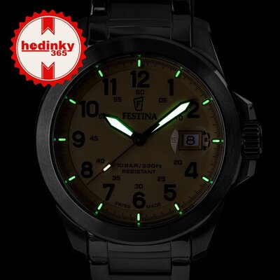 Festina Swiss Made Field 20081/1 (+ 2 náhradné remienky)