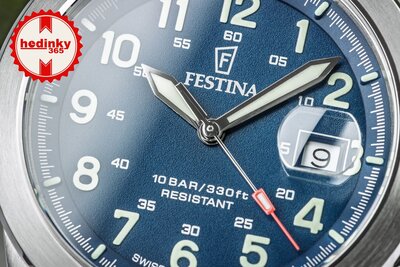 Festina Swiss Made Field 20081/2 (+ 2 náhradné remienky)
