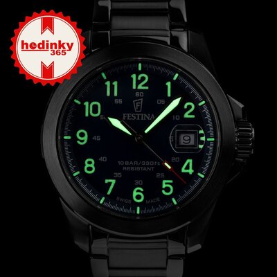 Festina Swiss Made Field 20081/2 (+ 2 náhradné remienky)