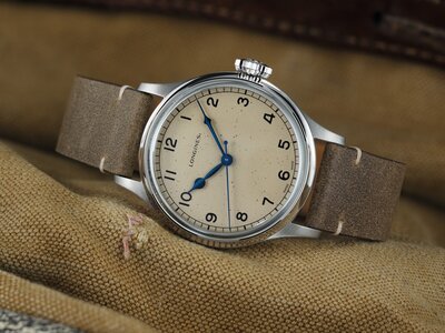 Longines Heritage Avigation Automatic L2.819.4.93.2 Heritage Military (+ náhradní řemínek)