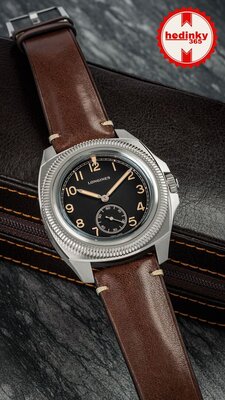 Longines Heritage Pilot Majetek Automatic Chronometr L2.838.4.53.9 (+ náhradný remienok)