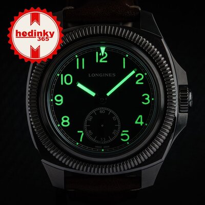 Longines Heritage Pilot Majetek Automatic Chronometr L2.838.4.53.9 (+ náhradný remienok)
