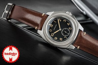 Longines Heritage Pilot Majetek Automatic Chronometr L2.838.4.53.9 (+ náhradný remienok)