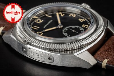 Longines Heritage Pilot Majetek Automatic Chronometr L2.838.4.53.9 (+ náhradný remienok)