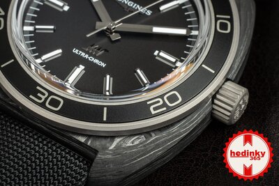 Longines Heritage Ultra-Chron Automatic Carbon Chronometr L2.839.4.52.2