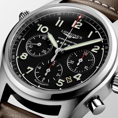Longines Spirit Automatic Chronograph Chronometr L3.820.4.53.0