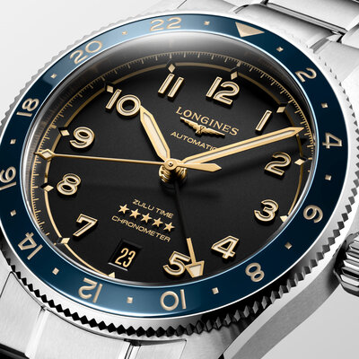 Longines Spirit Zulu Time Automatic GMT Chronometr L3.802.4.60.6