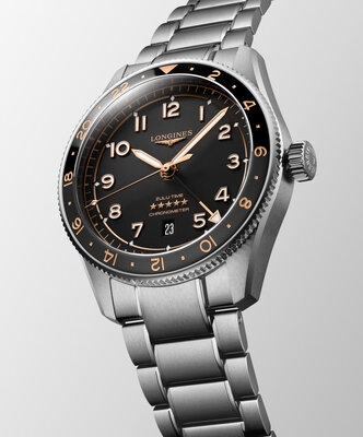 Longines Spirit Zulu Time Automatic GMT Chronometr L3.812.4.50.6