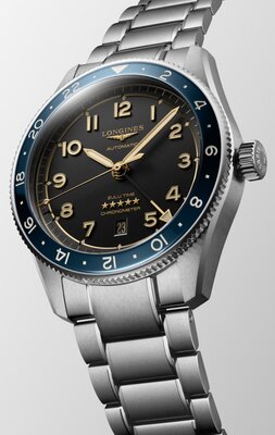 Longines Spirit Zulu Time Automatic GMT Chronometr L3.812.4.60.6