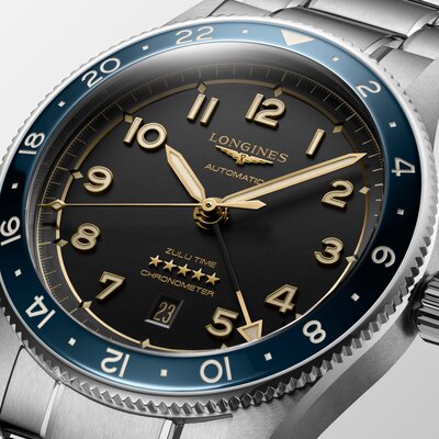 Longines Spirit Zulu Time Automatic GMT Chronometr L3.812.4.60.6