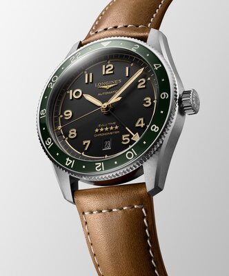 Longines Spirit Zulu Time Automatic GMT Chronometr L3.812.4.63.2