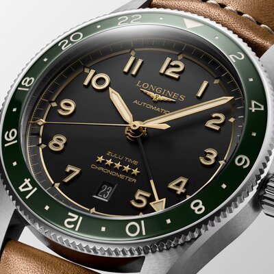 Longines Spirit Zulu Time Automatic GMT Chronometr L3.812.4.63.2