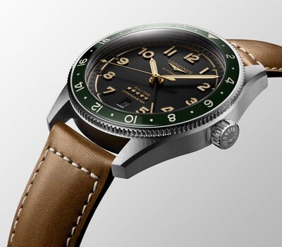 Longines Spirit Zulu Time Automatic GMT Chronometr L3.812.4.63.2