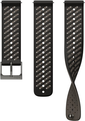 Silikónový remienok Suunto 22mm (pro Suunto Athletic 8), čierny, Quick Release, veľkosť S+M