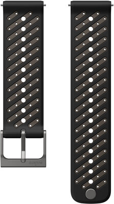 Silikónový remienok Suunto 22mm (pro Suunto Athletic 8), čierny, Quick Release, veľkosť S+M