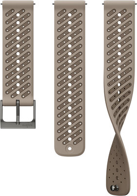 Silikónový remienok Suunto 22mm (pro Suunto Athletic 8), šedý, Quick Release, veľkosť S+M