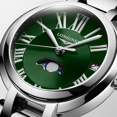 Longines Elegance PrimaLuna Quartz Moonphase L8.115.4.61.6