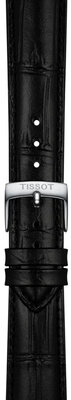 Kožený remienok Tissot T852.051.027 18mm, čierny, Quick Release