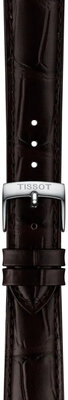 Kožený remienok Tissot T852.051.032 18mm, hnedý, Quick Release
