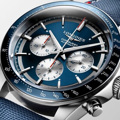 Longines Conquest Chronograph Automatic Chronograph L3.835.4.91.2 Marco Odermatt (+ náhradní řemínek)