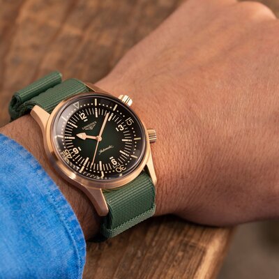 Longines Heritage Legend Diver Automatic L3.774.1.50.2 (+ náhradný remienok)