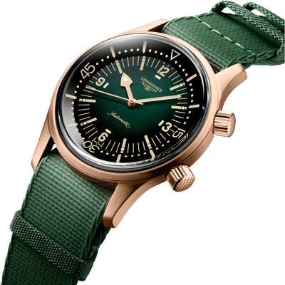Longines Heritage Legend Diver Automatic L3.774.1.50.2 (+ náhradný remienok)