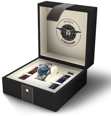 Longines Spirit Automatic Chronometr L3.810.4.93.9 Prestige Edition (+ 2 náhradné remienky)