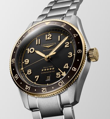 Longines Spirit Zulu Time Automatic GMT Chronometr L3.812.5.53.6