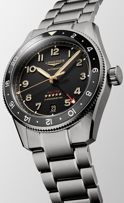 Longines Spirit Zulu Time Automatic Titanium GMT Chronometr L3.802.1.53.6