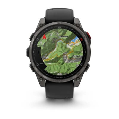 Garmin Fenix 8 Pro AMOLED 47mm, Sapphire Carbon Gray DLC Titanium Black