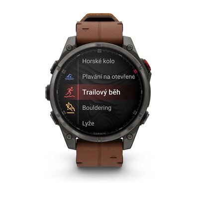 Garmin Fenix 8 Pro AMOLED 47mm, Sapphire Carbon Gray DLC Titanium (Premium) (+ náhradný remienok)