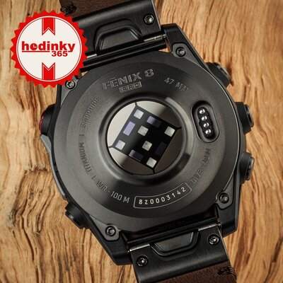 Garmin Fenix 8 Pro AMOLED 47mm, Sapphire Carbon Gray DLC Titanium (Premium) (+ náhradný remienok)